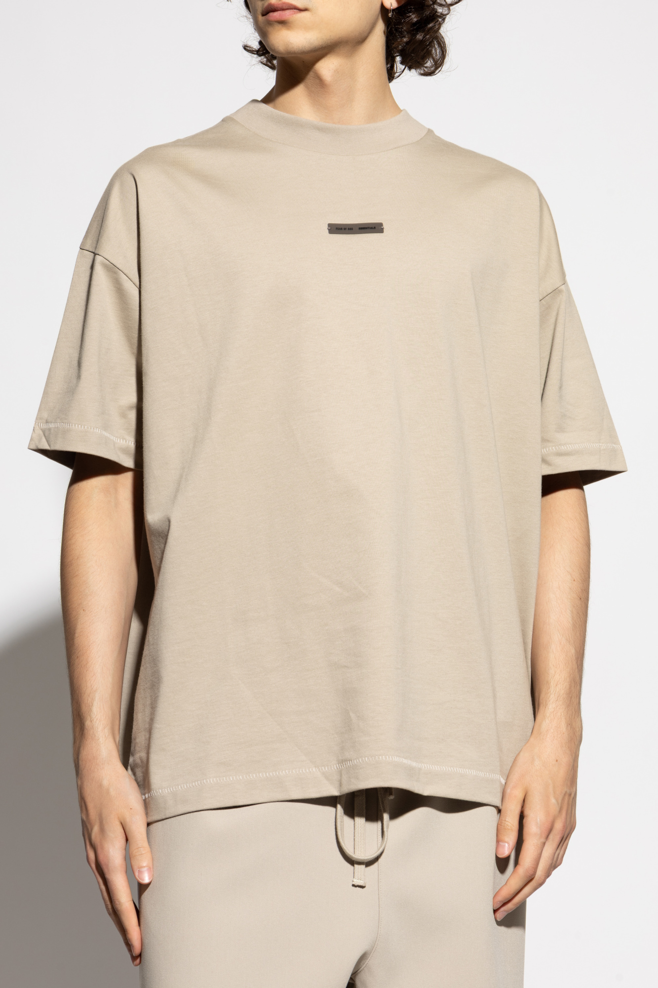 Fear Of God Essentials T-shirt with logo | Men's Clothing